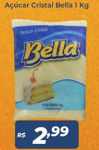 Atakarejo Acucar Cristal Bella 1kg oferta