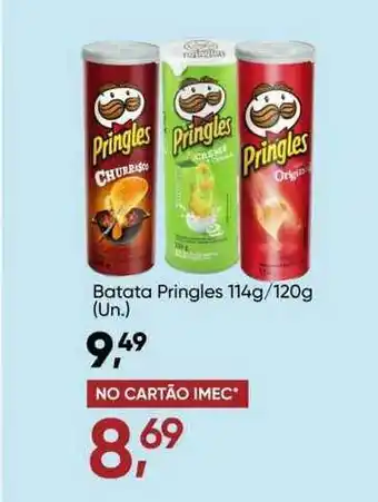 Imec Supermercados Batata Pringles 114g/120g oferta