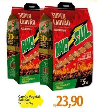 Atacadão Carvão Vegetal Raio Sul Saco com 5kg oferta