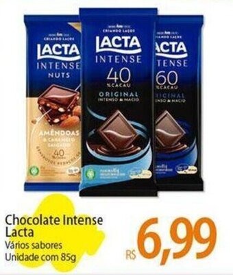 Atacadão Chocolate Intense Lacta Vários sabores Unidade com 85g oferta