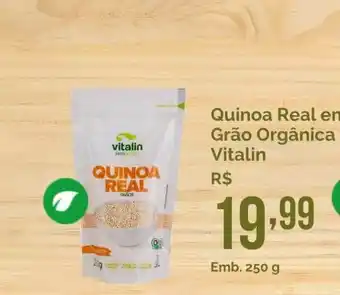 Oba Hortifruti Quinoa Real En Grão Orgânica Vitalin 250g oferta