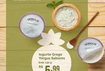 Iogurte Grego Yorgus Sabores 130g