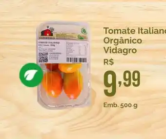 Oba Hortifruti Tomate Italiano Orgânico Vidagro 500g oferta