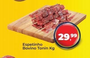 Tonin Superatacado Espetinho bovino tonin kg oferta