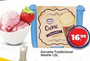 Tonin Superatacado Sorvete tradicional nestlé 1,5l oferta
