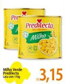 Atacadão Milho Verde Predilecta Lata com 170g oferta