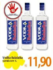 Atacadão Vodka Balalaika Garrafa com 1L oferta
