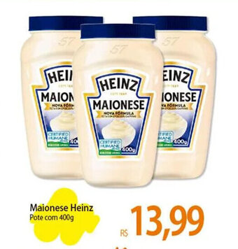 Atacadão Maionese Heinz Pote com 400g oferta