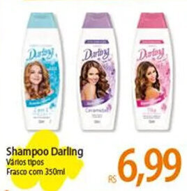 Atacadão Shampoo Darling Vários tipos Frasco com 350ml oferta
