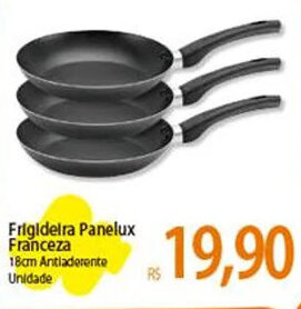 Atacadão Frigideira Panelux Franceza 18cm Antiaderente Unidade oferta