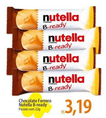 Atacadão Chocolate Ferrero Nutella B-ready Pacote com 22g oferta