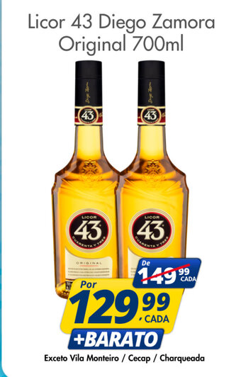 Delta Supermercados Licor 43 Diego Zamora Original 700ml oferta