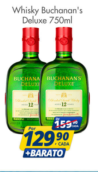 Delta Supermercados Whisky Buchanan's Deluxe 750ml oferta
