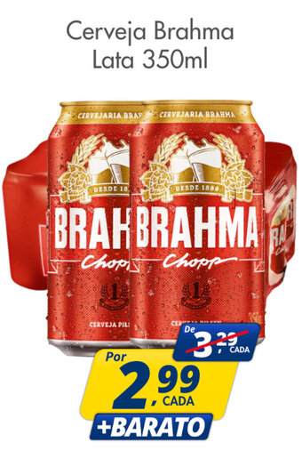 Delta Supermercados Cerveja Brahma Lata 350ml oferta