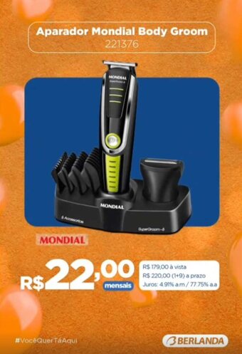 Aparador Mondial Body Groom 221376