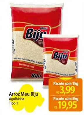 Atacadão Arroz Meu Biju Agulhinha Tipo 1 oferta