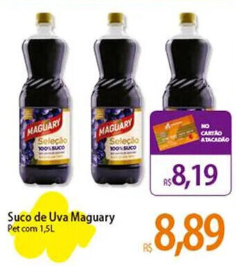 Atacadão Suco de Uva Maguary Pet com 1,5L oferta