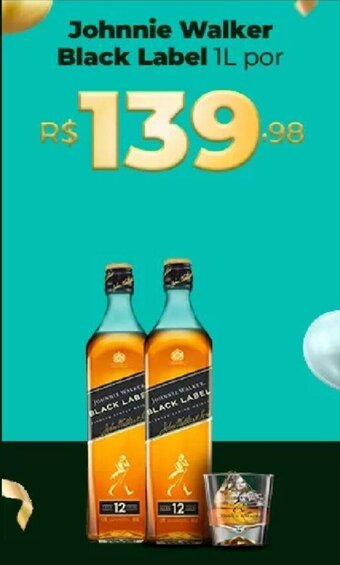 Pão de Açúcar Johnnie Walker Black Label 1L por oferta