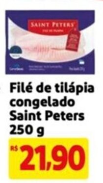 Mercado Extra Filé de tilápia congelado Saint Peters 250 g oferta