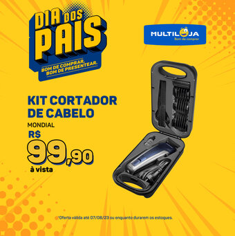 Multiloja KIT CORTADOR DE CABELO MONDIAL oferta
