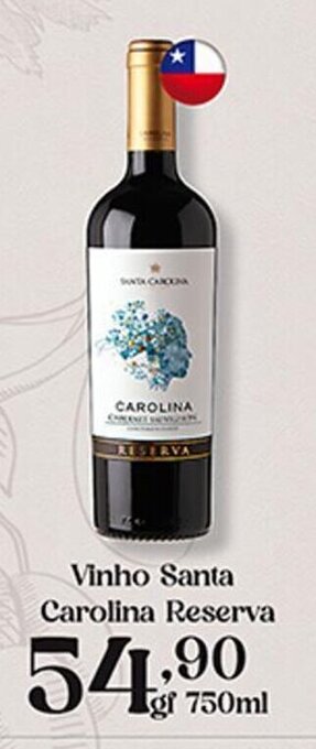 Vinho Santa Carolina Reserva gf 750ml