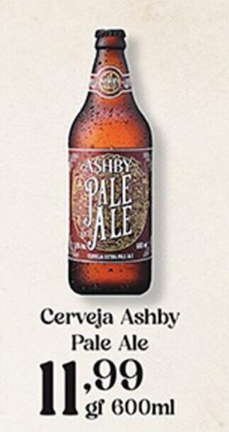 Cerveja Ashby Pale Ale gf 600ml