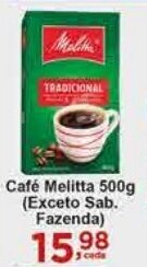 Rossi Supermercado Café Melitta 500g (Exceto Sab. Fazenda) oferta