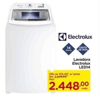 Carrefour Lavadora Electrolux LED14 oferta