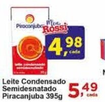 Rossi Supermercado Leite Condensado Semidesnatado Piracanjuba 395g oferta