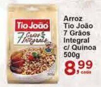 Rossi Supermercado Arroz Tio João 7 Grãos Integral c/ Quinoa 500g oferta
