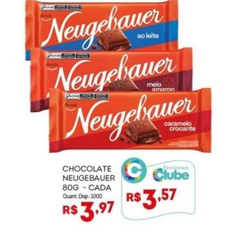 Bistek Supermercados CHOCOLATE NEUGEBAUER 80G - CADA Quant Disp-1000 oferta