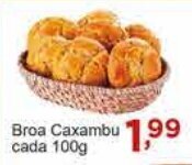 Broa Caxambu cada 100g
