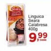 Rossi Supermercado Linguica Seara Calabresa 400g oferta