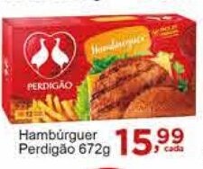 Rossi Supermercado Hamburguer PERDIGÃO 672g oferta