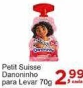 Rossi Supermercado Petit Suisse Danoninho para levar 70g oferta