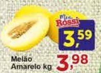 Rossi Supermercado Melão Amarelo kg oferta
