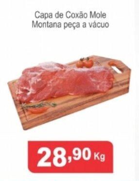 Calvo Atacadista Capa de Coxao Mole Montana peca a vacuo 1kg oferta