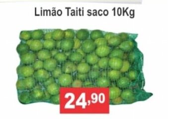 Calvo Atacadista Limao Taiti saco 10kg oferta