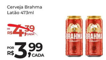 Super Luna Cerveja Brahma Latão 473ml oferta