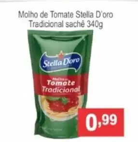 Calvo Atacadista Molho de Tomate Stella D'Oro Tradicional sache 340g oferta
