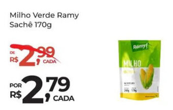 Super Luna Milho Verde Ramy Sachê 170g oferta