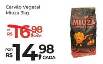 Carvão Vegetal Miuza 3kg