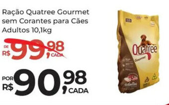 Ração Quatree Gourmet sem Corantes para Cães Adultos 10,1kg