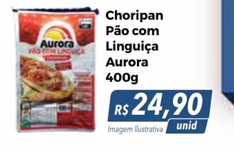 Hiper Moreira Choripan Pão com Linguiça Aurora 400g oferta