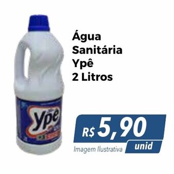Hiper Moreira Água Sanitária Ypê 2 Litros oferta