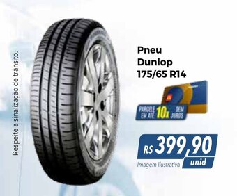 Hiper Moreira Pneu Dunlop 175/65 R14 oferta