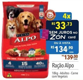 Supermercados Condor Ração Alpo 18kg Adultos - Carne com Vegetais oferta