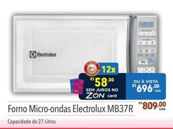 Supermercados Condor Forno Micro-ondas Electrolux MB37R oferta