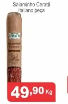 Calvo Atacadista Salaminho Ceratti Italiano peca 1kg oferta