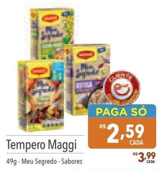 Supermercados Condor Tempero Maggi 49g - Meu Segredo - Sabores oferta